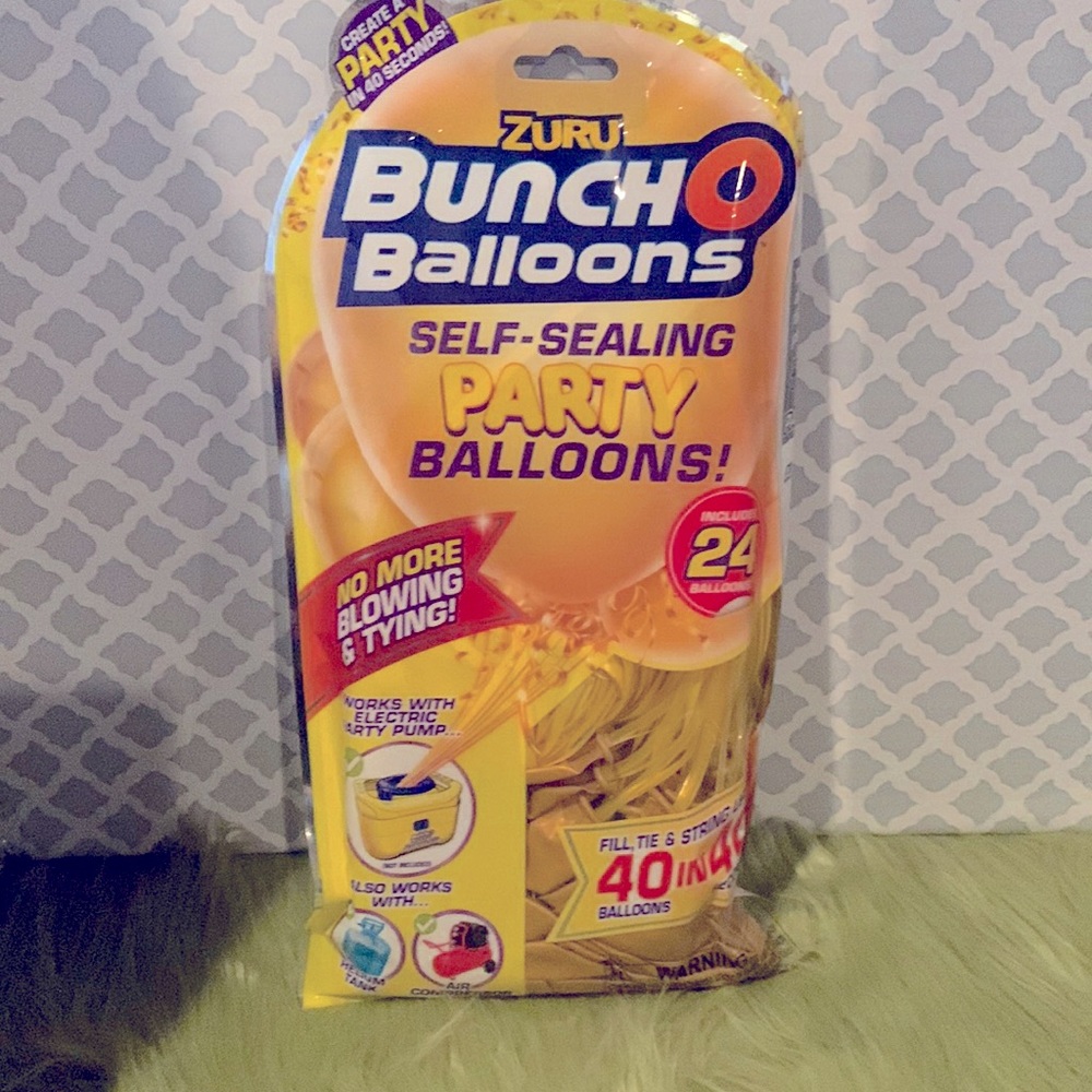 COPY - NIP ZURU pick 5pks of 24 self sealing party balloons